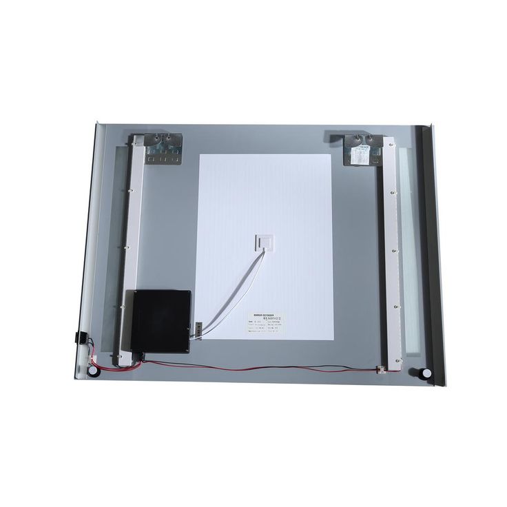 60 in. x 28 in. White LED Lighted Wall Mirror with Rock Switch