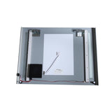 60 in. x 28 in. White LED Lighted Wall Mirror with Rock Switch