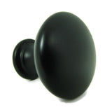 1.25 in. Matte Black Round Cabinet Knob (Pack of 10) - Super Arbor
