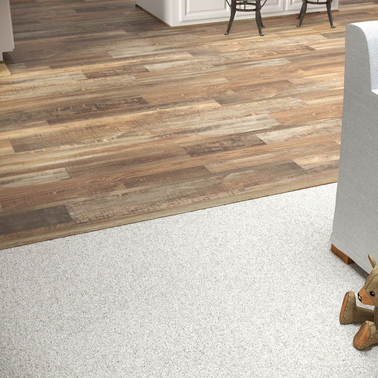 CALI Pro with Mute Step Redefined Pine 0.56-in T x 1.25-in W x 72-in L Vinyl Floor T-moulding