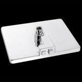 2-Spray 12 in. Single Wall Mount Fixed Waterfall Adjustable Shower Head in Chrome - Super Arbor