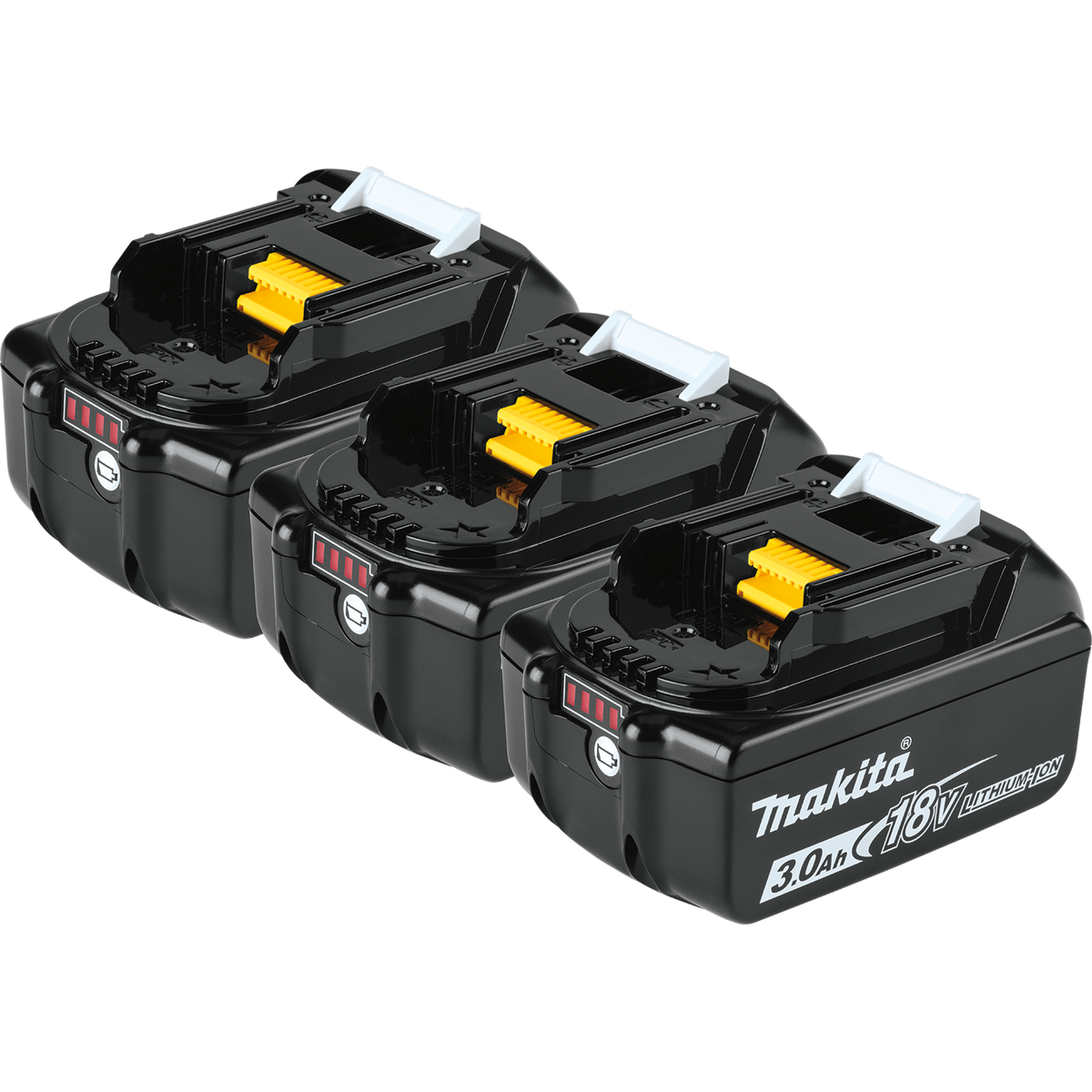 Makita 18V LXT Lithium‑Ion 3.0Ah Battery (3‑Pack)