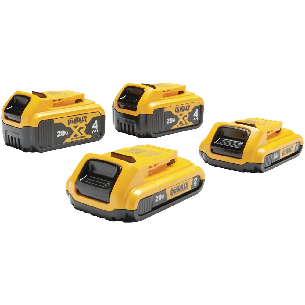 20-Volt MAX Lithium-Ion Battery Pack (4-Pack)