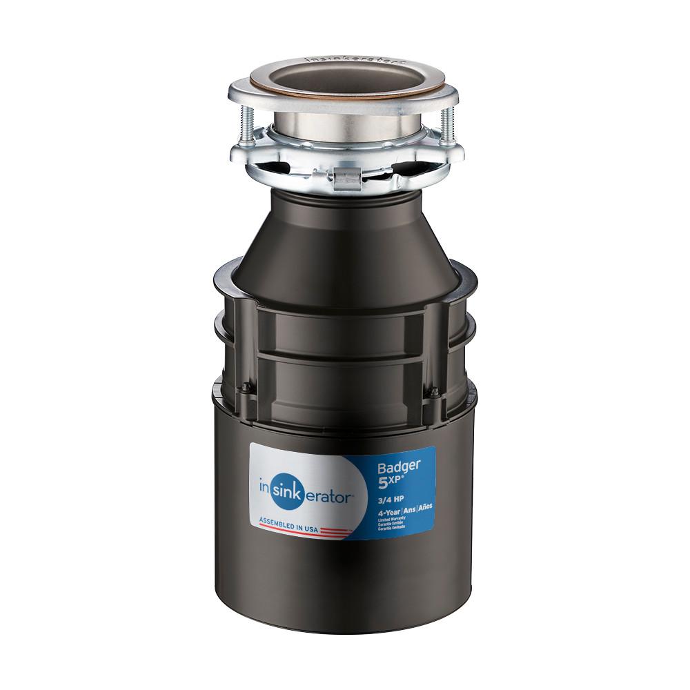 InSinkErator Badger 5XP 3/4 HP Continuous Feed Disposer - Super Arbor