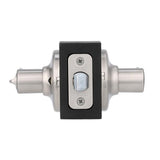 Balboa Satin Nickel Privacy Bed/Bath Door Lever with Microban Antimicrobial Technology - Super Arbor
