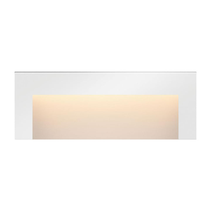Taper Low-Voltage Satin White Integrated LED Horizontal Stair Light - Super Arbor