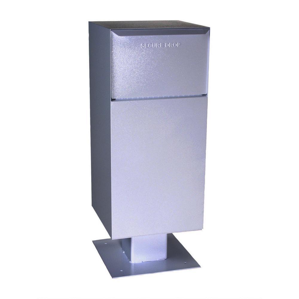 Deposit Vault with Pedestal in Black - Super Arbor