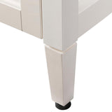 Claxby 48 in. W x 34 in H x 22 in. D Bath Vanity Cabinet Only in Cream - Super Arbor
