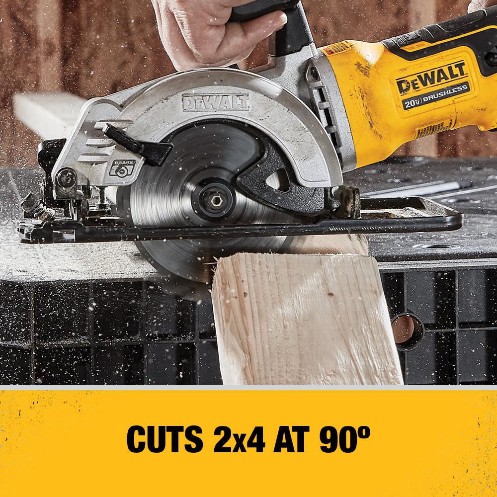 ATOMIC 20-Volt MAX Li-Ion Brushless Cordless 1/2 in. Drill Driver Kit w/Bonus Cordless 4-1/2 in. Circular Saw(Tool-Only)