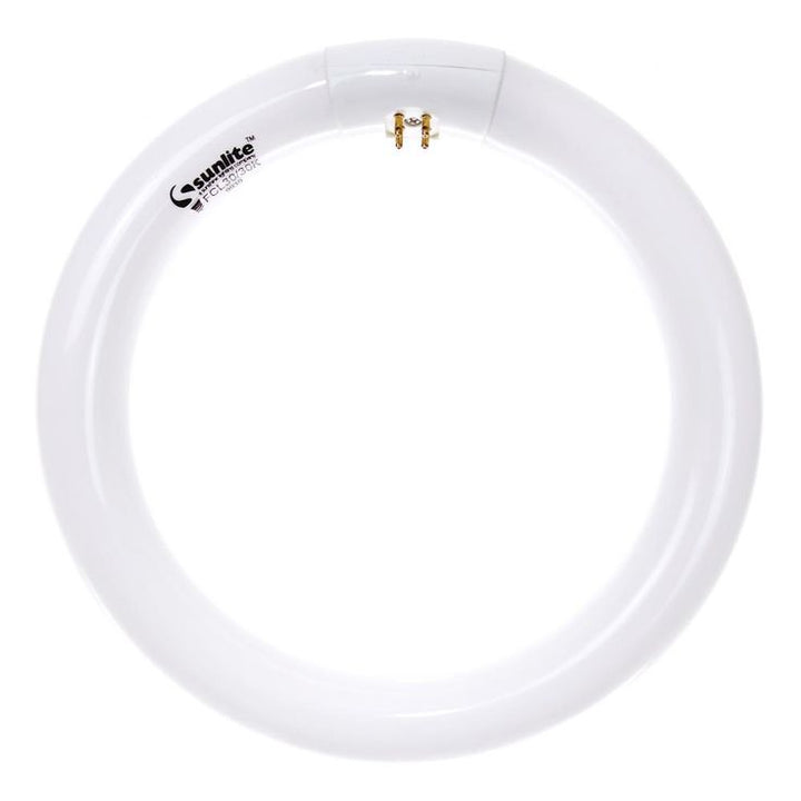 Sunlite 9 in. 30-Watt Circline T9 Fluorescent Tube Light Bulb, Daylight 5000K (2-Pack)