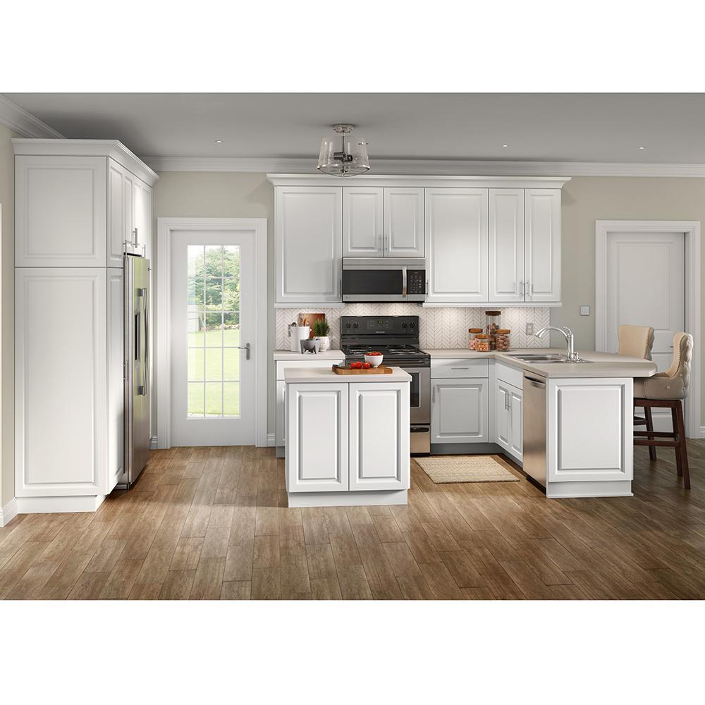 Benton Assembled 12x34.5x24.5 in. Base Cabinet with Soft Close Full Extension Drawer in White - Super Arbor