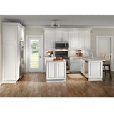 Benton Assembled 12x34.5x24.5 in. Base Cabinet with Soft Close Full Extension Drawer in White - Super Arbor