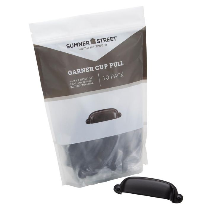 Garner 2-3/4 in. Matte Black Drawer Pull (10-Pack)