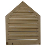 24 in. x 30 in. Steeple Primed Polyurethane Paintable Gable Louver Vent - Super Arbor