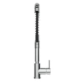 Keeney Studio Polished Chrome 1-Handle Deck-Mount Pull-Down Handle Kitchen Faucet