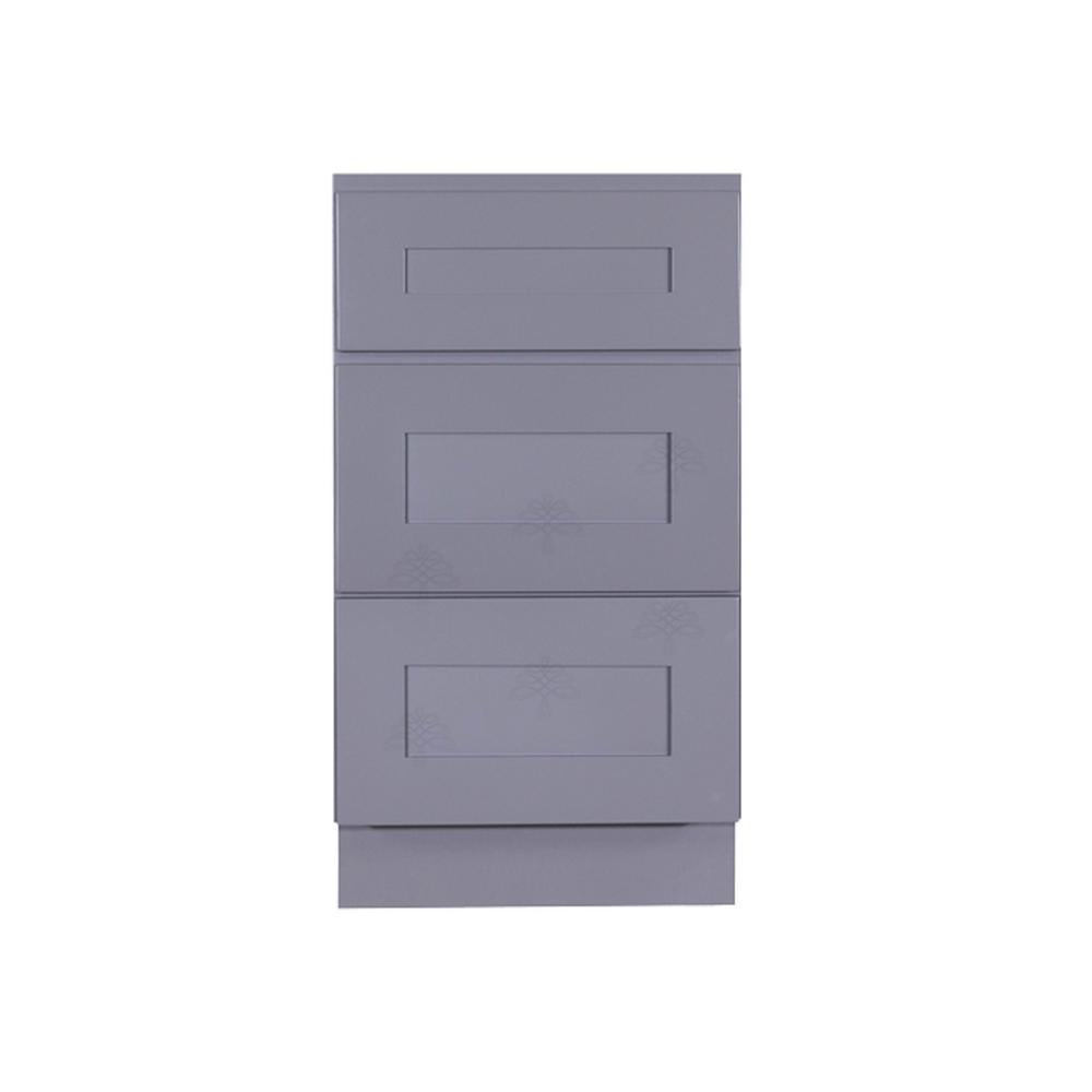 Lancaster Shaker Assembled 30 in. W x 21 in. D x 32.5 in. H Bath Vanity Sink Base Cabinet with 2 Right Drawers in White - Super Arbor