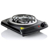 1000-Walt (120-Volt) Single Burner 6 in. Hot Plate Black Adjustable Temperature Control
