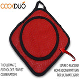 Red Grab and Grip Pot Holder/Trivet