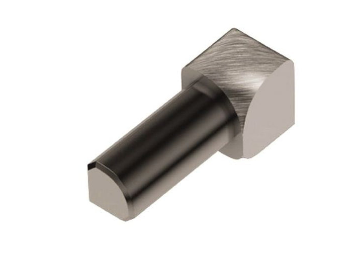 Round Edge 3/8 in. Brushed Nickel Inside Corner