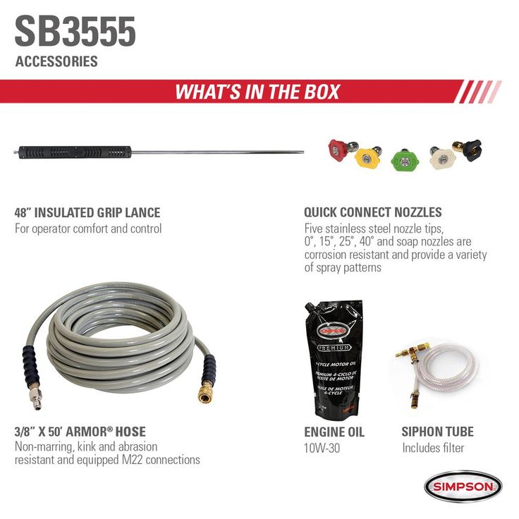 Simpson Super Brute 3500 PSI at 5.5 GPM Vanguard V-Twin with Comet Triplex Plunger Pump Hot Water Gas Pressure Washer