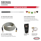 Simpson Super Brute 3500 PSI at 5.5 GPM Vanguard V-Twin with Comet Triplex Plunger Pump Hot Water Gas Pressure Washer