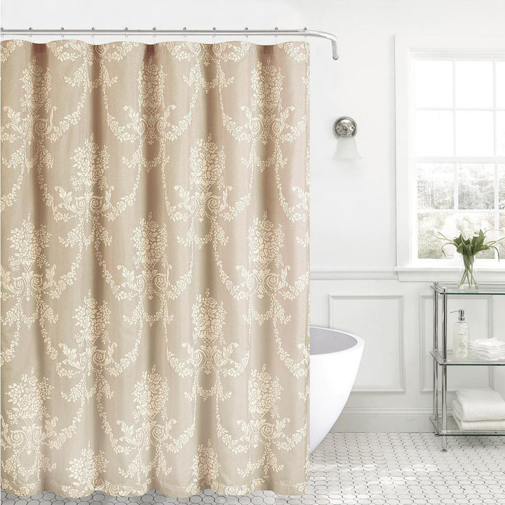 Jolin Shower Curtain, 70x72, Champagne - Super Arbor