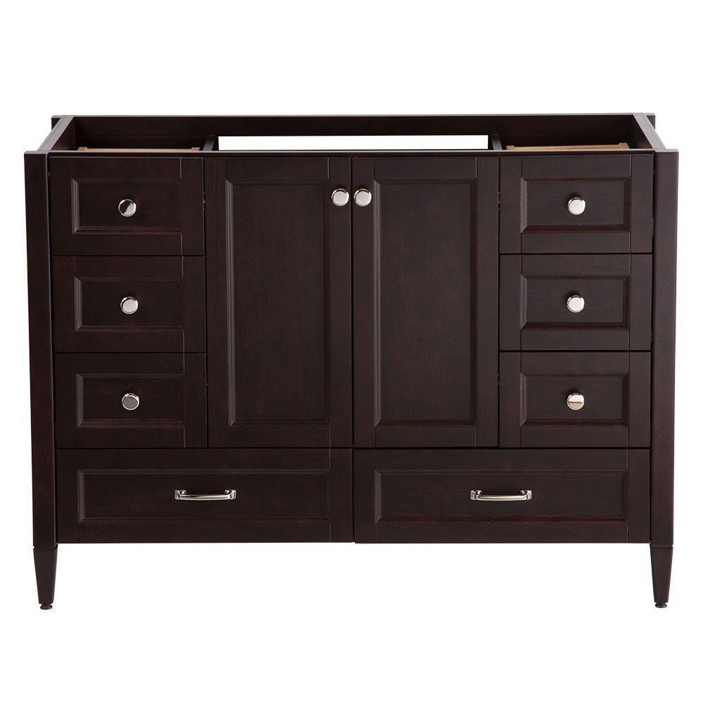 Claxby 48 in. W x 34 in H x 22 in. D Bath Vanity Cabinet Only in Cream - Super Arbor
