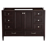 Claxby 48 in. W x 34 in H x 22 in. D Bath Vanity Cabinet Only in Cream - Super Arbor