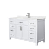 Beckett 72 in. W x 22 in. D Double Bath Vanity in Dark Gray with Cultured Marble Vanity Top in Carrara with White Basins - Super Arbor