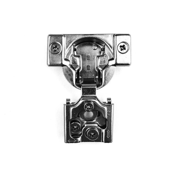 105-Degree 1/2 in. Overlay (35 mm) with Dowel Face Frame Cabinet Hinges with Installation Screws (30-Pairs) - Super Arbor