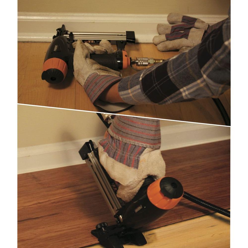 Professional Pneumatic Flooring Nailer Kit with Fasteners (2-Piece) - Super Arbor