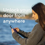 Single Cylinder Deadbolt Smart Lock, WiFi and Bluetooth Enabled Deadbolt, Works with Amazon Alexa - Super Arbor