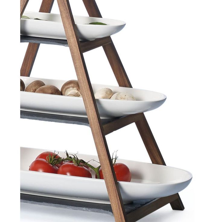 Artesano 4-piece Eye Catcher Tiered Server Set with Bowls