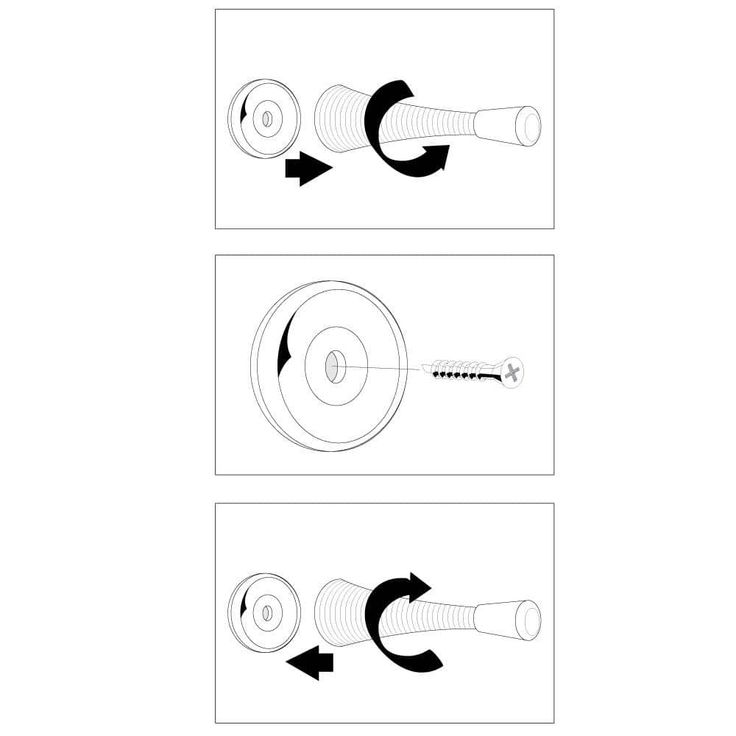 Satin Nickel Spring Door Stops Value Pack (5-Pack)