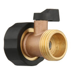 3/4 in. Threaded Brass Shut-Off Coupling - Super Arbor