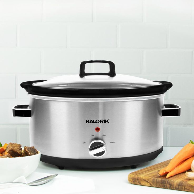 6.5 Qt. Stainless Steel Slow Cooker