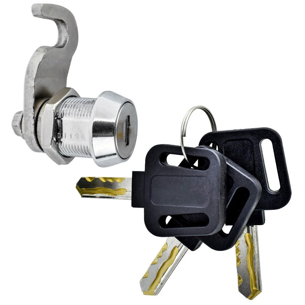 Package Master Locking Post-Mount Mailbox with High Security Reinforced Patented Locking System, Black - Super Arbor