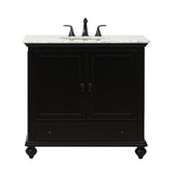 Newport 31 in. W x 21-1/2 in. D Bath Vanity in Pewter with Granite Vanity Top in Grey - Super Arbor