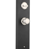 Chelsea Satin Nickel Single Cylinder Door Handleset with Juno Door Knob Featuring SmartKey Security - Super Arbor