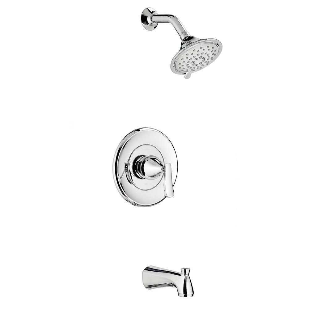 Chatfield Single-Handle 3-Spray Tub and Shower Faucet and 4 in. Centerset Bathroom Faucet Set in Polished Chrome - Super Arbor