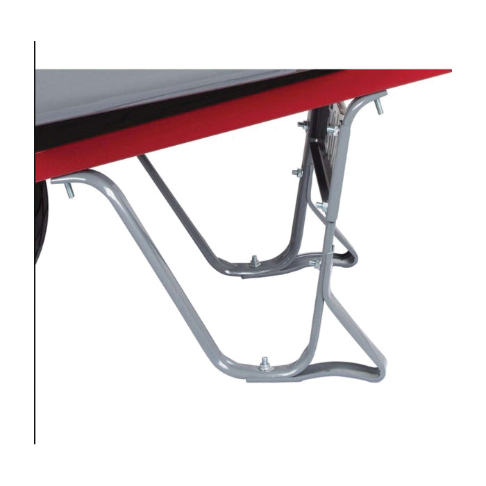 Ace Steel Contractor Wheelbarrow, 6 cu ft, Single Flat-Free Wheel