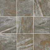 American Olean Danya 15-Pack Basin 12-in x 12-in Glazed Porcelain Stone Look Floor and Wall Tile