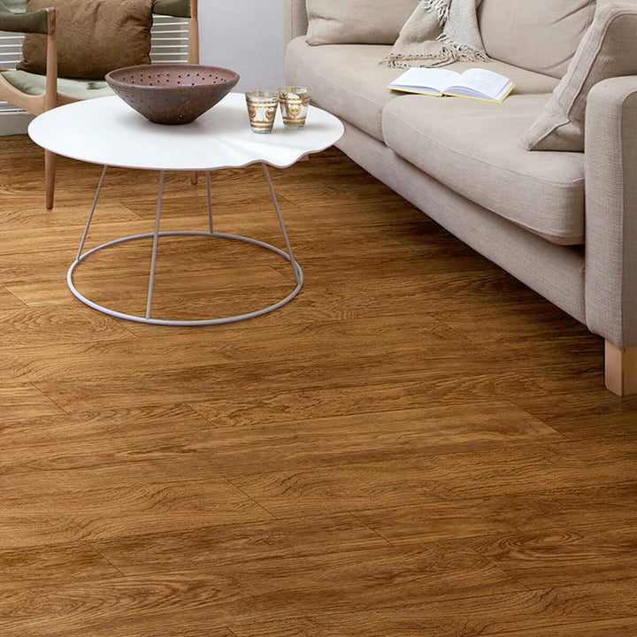Congoleum ArmorCore Pro Oak Run 12-ft W Cut-to-Length Yukon Sky Wood Look Low-Gloss Finish Sheet Vinyl