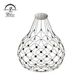 DLSS Lighting Acrylic Globe Web Chandelier Lamp and Ceiling Light for Living Room