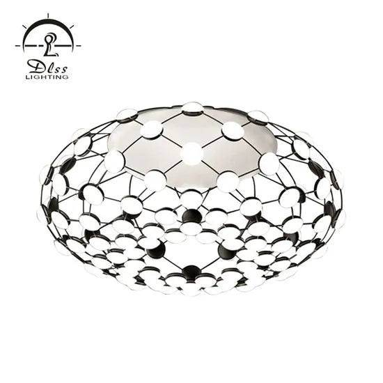 DLSS Lighting Acrylic Globe Web Chandelier Lamp and Ceiling Light for Living Room