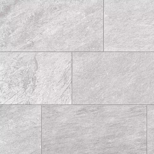 Alpe Graphite 12" x 24" Quartzite-Look Porcelain Floor & Wall Tile, 15.50 sq. ft. per Case