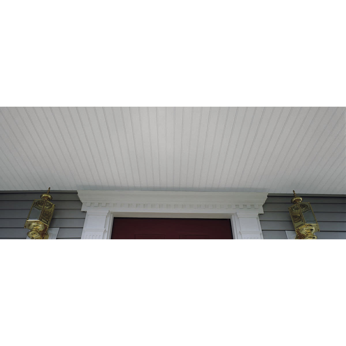 CertainTeed Beaded T2 Soffit & Vertical Siding 6" x 12' 6" Solid Colonial White