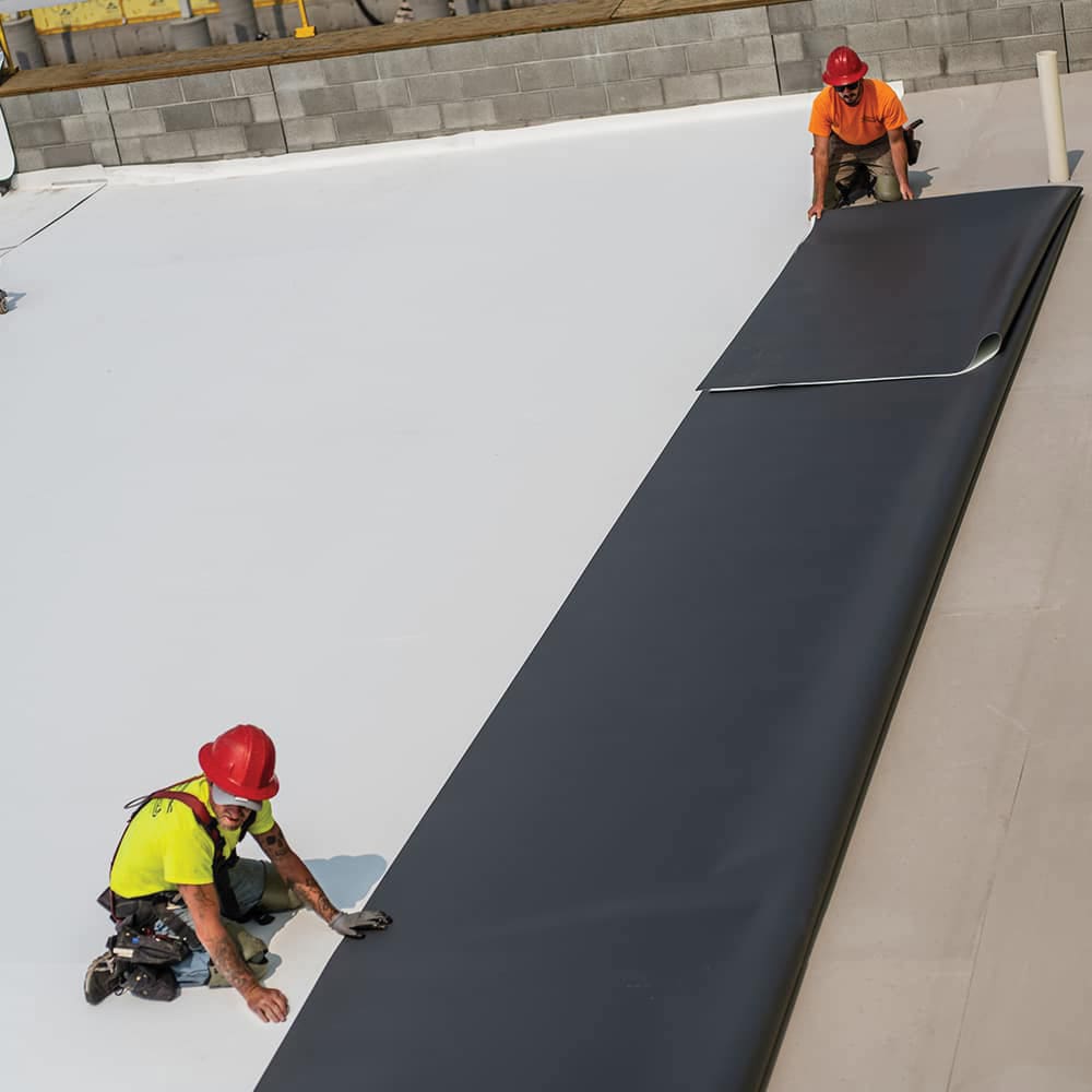 GAF EverGuard TPO 80 Mil Membrane White 10 ft x 100 ft – 820A920 product image 2