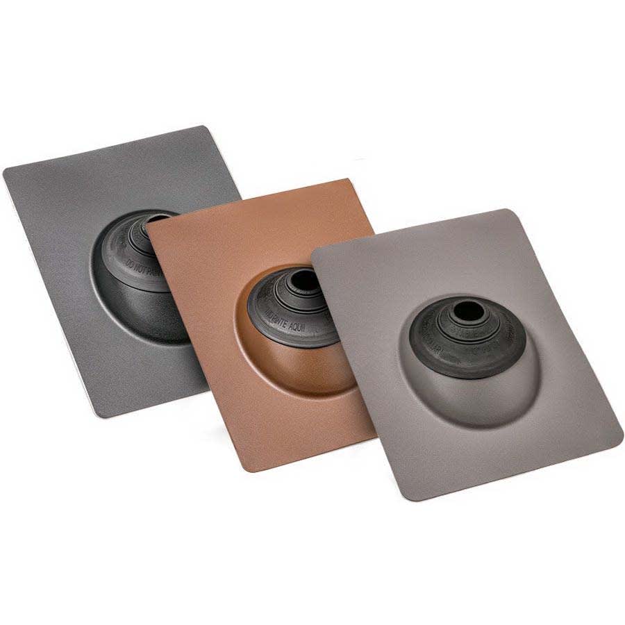 Neverleak ANC Series Aluminum Base Roof Flashing Gray 1-1/2" to 3"