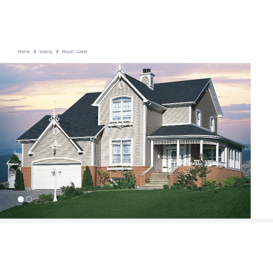 Royal Crest Vinyl Siding D5 Traditional Linen